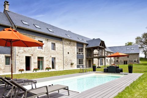 Welcome to this exceptional property in Corrèze, a grand farm building 50m in length renovated into three distinct stylish, contemporary sections offering significant gite potential (subject to necessary permissions). Halfway between the historic tow...