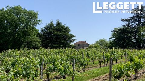 A21400NJD47 - This farmhouse dates back to 1783, and still has active vineyards (2.7 hectares) that produce income-generating grapes (Cabernet, Cabernet Franc and Cabernet Sauvignon) for the Cave Coopérative de Buzet. https:// ... / There are two lar...