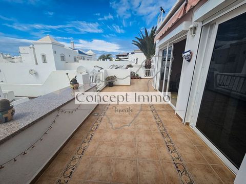 Great penthouse with a fantastic terrace of 53 m2, with heated pool and garage space in a quiet area of Playa Paraiso! This fantastic apartment is located in Playa Paraiso in the beautiful and very quiet complex 