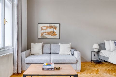 For stays longer than 1 month, we offer custom pricing. Please reach out for an exact quote! Discover the best of Vienna, with this modern apartment in a great location. It’ll be easy to simply show up and start living in this fashionably furnished a...