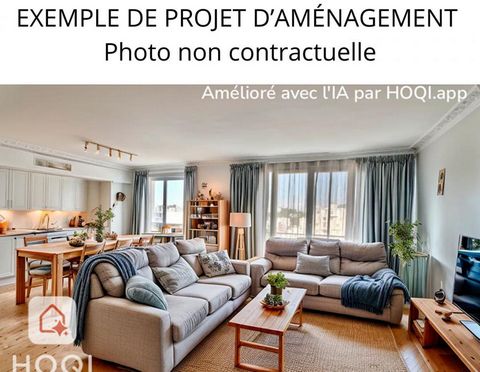 SAINT-ÉTIENNE 42100 secteur Bellevue appartement 103 m² entièrement rénové en 2016, 3/4 chambres, garage fermé, cave. PRIX DE VENTE 150 000 euros Situé au huitième étage avec ascenseur d'une copropriété bien entretenue il comprend : Entrée avec vesti...