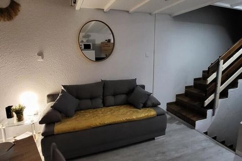 Dit gerenoveerde 1-slaapkamer appartement met mezzanine, gelegen op slechts 400 meter van het strand, is perfect voor 2 tot 4 personen. De woning beschikt over een comfortabele slaapbank (160 cm) en een bed van 160 cm in de slaapkamer. Huisdieren zij...