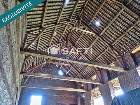 Corps de ferme avec superbe grange de 190m² sur plus de 2000m² de terrain