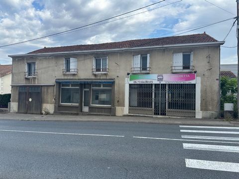 200m2, 2 logements + locaux, à rénover !