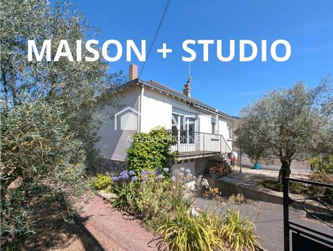 MAISON dans une impasse avec terrain sans vis à vis + 1 studio