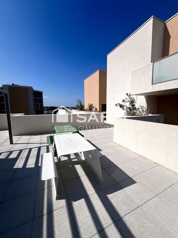 Incroyable T5 duplex au coeur de Montpellier avec deux terrasses
