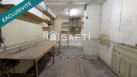 Rare sur le secteur : immeuble 3 niveaux à réinventer pour forte rentabilité.