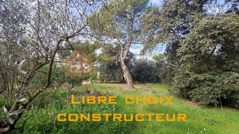 Terrain constructible - 1534m² - Lambesc