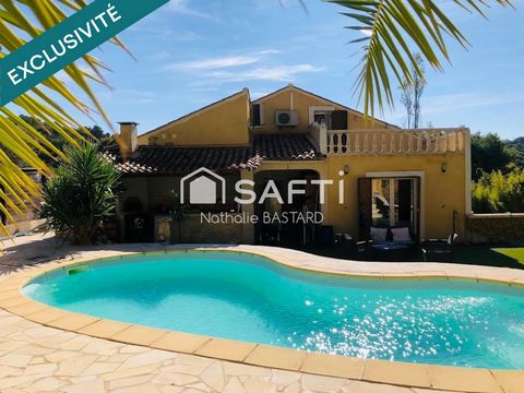 Ensuès Côte Bleue secteur calme et champêtre : jolie maison sur vaste terrain entre mer et village