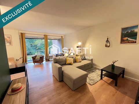 T2 avec balcon sans vis à vis, garage et box.