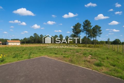 A vendre à Parentis en Born terrain viabilisé à bâtir