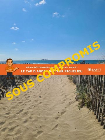 Appartement T3 très rare sur le marché au Cap d'Agde