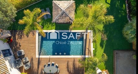 Villa contemporaine de plein pied 163m² piscine.