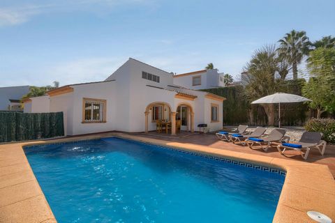 Classic and nice holiday home with private pool in Javea, Costa Blanca, Spain for 4 persons. The house is situated in a residential and mountainous beach area and at 3 km from La Granadella, Javea beach. The house has 2 bedrooms and 2 bathrooms. The ...
