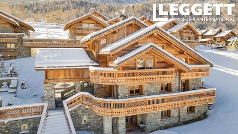 A25557PGA73 - Nestled in the heart of an enchanting Savoyard village, Le Raffort, in the valley of Meribel, this luxurious, prestige chalet* is truly exceptional. With a perfect blend of opulence and authenticity, this property offers a truly unique ...