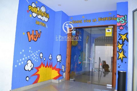 Unique business opportunity in San Pedro Del Pinatar in full operation, commercial premises for sale dedicated to a children's playground, fully furnished. If you are thinking of having a private business, this is your place, from the first day you c...