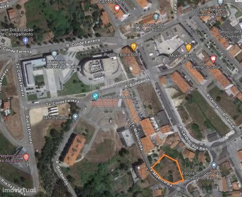 Terreno para construção urbana 600.000€ Oportunidade de construir um prédio de 5 pisos de apartamentos no centro da cidade de Oliveira do Bairro com aproximadamente 5.100 metros quadrados e um piso abaixo da soleira para estacionamento. Propriedade c...