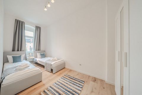 Welcome to our Benville holiday flat in the beautiful city of Meissen! Our modern flat offers you the perfect retreat for your holiday or business trip. The holiday flat can accommodate up to 4 guests and has a cosy bedroom with 2 comfortable beds an...