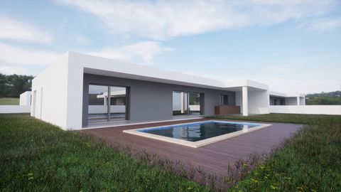 Offplan opportunity. Private development in project of just 3 detached single storey villas in a sought after location a short drive from the popular beach town of Sao Martinho do Porto. 600 sqm plots. Open plan kitchen and living room, 3 double bedr...