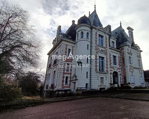 Halfway from Le Mans, Sandrine MURATI offers for sale a castle built in 1886 with its more modern 20th century outbuildings, on 8 hectares of land. The castles take you into prestigious and beautiful architecture with its multiple rooms. On the groun...