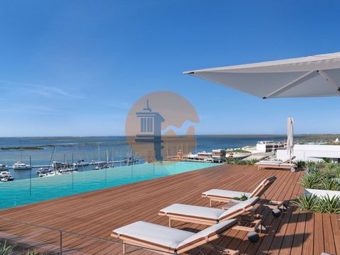 Two-bedroom apartment with 181,72 m² and a 24 m² balcony, featuring 2 bathrooms and a parking space, located in an exclusive luxury development that is emerging in front of the Marina of Olhão, in the charming Sotavento Algarvio, offering stunning vi...