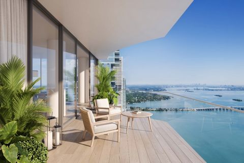 Miami Edgewater’s newest waterfront oasis. This 2921SQFT unit includes 2 Bed, 2 Bath and a den that can be converted into a third bedroom or office, with panoramic views of Biscayne Bay, Downtown Miami, Miami Beach, and the Atlantic Ocean. Each resid...