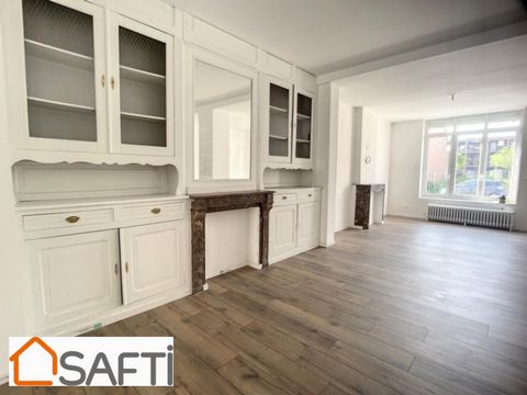 EXCLUSIVITE SAFTI Venez découvrir sur la commune de Liévin cette jolie maison mitoyenne, offrant le cachet de l'ancien avec ses cheminées en marbre, ses hauts plafonds, son parquet massif... mélangé au moderne grâce à une jolie rénovation complète. V...