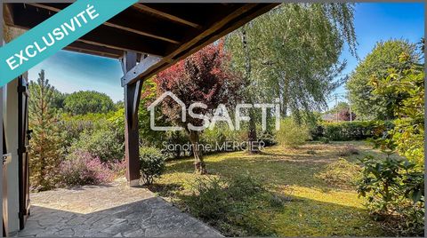 Safti Immobilier vous propose en Exclusivité. Au sein d'un quartier résidentiel de Biganos venez découvrir cette villa Landaise construite en 1980 sur environ 1400 M2 de terrain . Vous serez séduits par son magnifique jardin agrémenté de multiples fl...