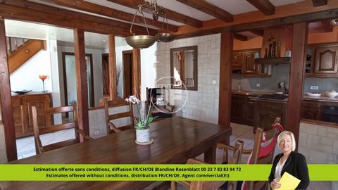 Discover this 200m² Alsatian house located in Folgensbourg It consists of: On the ground floor of an entrance opening onto the living space with its equipped kitchen, a laundry room, an individual toilet, a bedroom with bathroom bath and shower. On t...