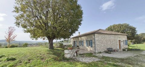 EXCLUSIVE TO BEAUX VILLAGES! Pretty stone house with character and views over the valley. In a dominant position, ideally located, the house of approx. 148 m² comprises: fitted kitchen opening onto lounge/living room with fireplace opening onto super...