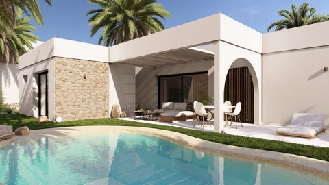 Discover the tranquillity and luxury of living in new build villas in Altaona Golf Resort, Murcia. This exclusive residential offers modern villas with 3 bedrooms, 3 bathrooms, guest toilet, open plan kitchen, and a spacious living room with access t...