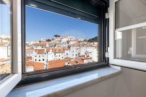 T2 / Totally Refurbished / View / 5 min. Metro / Santa Maria Maior Brand new 2 bedroom apartment, with unobstructed views over the city of Lisbon. It is located on Rua João do Outeiro in Santa Maria Maior, 5 minutes from the Martim Moniz metro (green...