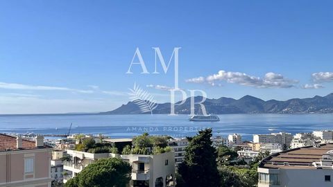Dernier Etage 136m2 - 3 chambres- vue mer panoramique- Cannes Californie