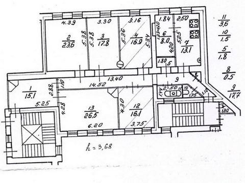 Прямая продажа, просторная двухсторонняя квартира (162 кв.м.) рядом с Дворцовой площадью, исторический центр города. Перепланировка, все коммуникации новые: стояки, трубы, проводка поменяны, гидроизоляция сделана, черновая отделка, перекрытия: металл...