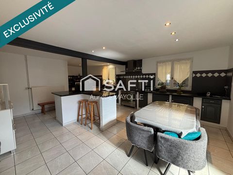 Maison de 160m2, 3 chambres, terrain, et 2 hangars