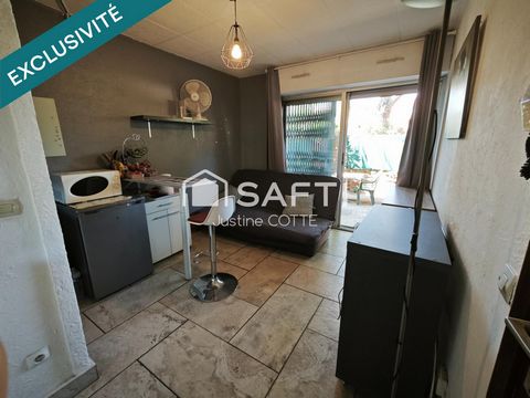 For Sale in Montpellier This furnished 15 m² studio, located on the ground floor of a quiet, secure, and well-maintained residence, benefits from a south-facing exposure offering beautiful brightness throughout the day. It consists of a living room w...