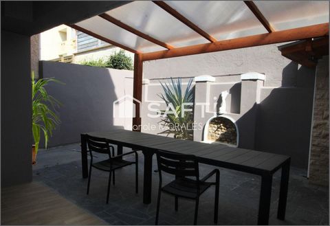 CANET PLAGE, MAISON RENOVEE AVEC GOUT, 100M DE LA MER, EXTERIEUR, PLACES DE STATIONNEMENTS