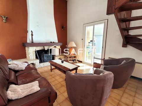 Maison 3 chambres + bureau - garage - piscine