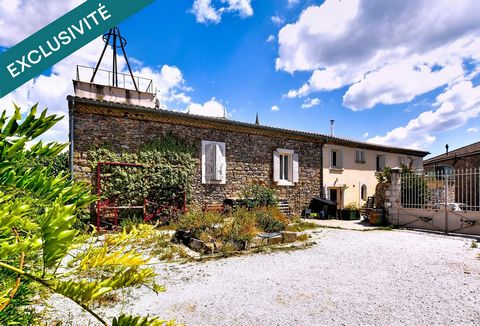 15 mn de Carcassonne, ancienne cave vigneronne, 315m², garage, piscine, pool-house