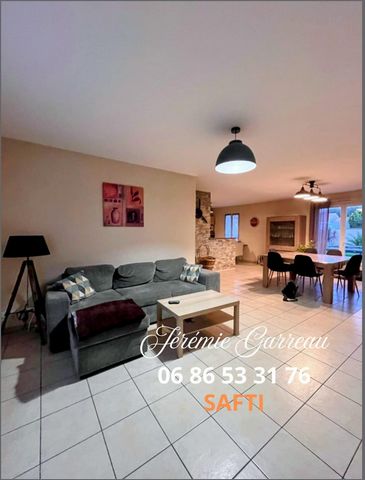 Maison familiale de 117m², belle pièce de vie, 4 chambres