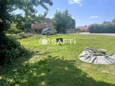 Terrain viabilisé et borné de 465 m2