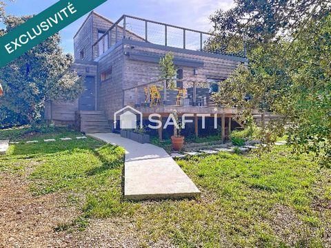 Maison d’architecte contemporaine en bois, 4 pièces, 115m2 environs