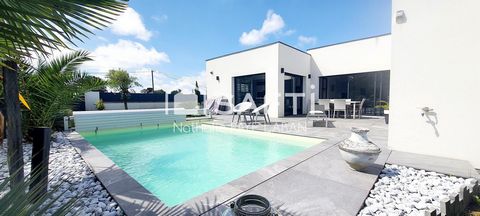 Maison contemporaine 3 chambres avec piscine