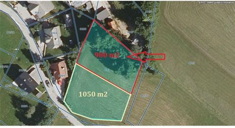 In a beautiful location in the municipality of Kamnik, we intervene in the sale of a plot in the size of 980 m2. For the area where the plot is located, an OPPN has already been accepted. Location information says it is possible to build a single-dwe...