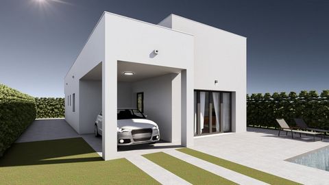 NEW BUILD VILLAS IN LOS ALCAZARES~ ~ New build villa on a generous 350m2 plot in Los Alcazares.~ ~ Villa with 3 bedrooms and 2 bathrooms, open plan kitchen with lounge, fitted wardrobes, solarium, private garden with off road parking space and space ...