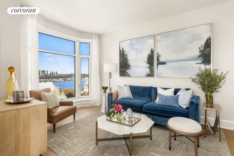 IMMEDIATE OCCUPANCY Occupying Claremont Hall's coveted southwest corner, this beautiful 1,261 square-foot two-bedroom, two bathroom-home showcases unmatched views of the iconic spire of Riverside Church, the Hudson River, and Riverside Park. Residenc...