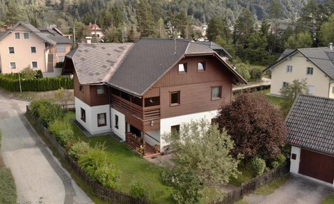 Charming and well-kept detached house in a quiet location in Nötsch im Gailtal! Surrounded by traditional Austrian countryside, this delightful family home offers an inviting and homely feel that harmonises wonderfully with its classic Alpine surroun...