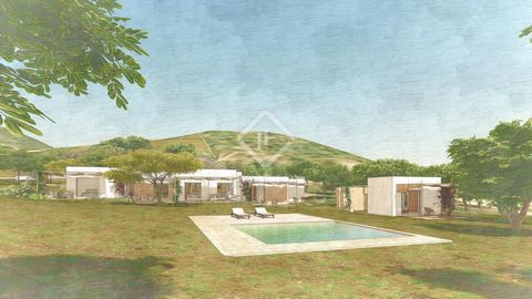We are proud to present this beautiful project designed by renowned architect Jaime Romano's studio, consisting of a 5-bedroom villa to be built on a secluded 3-hectare rural plot located just 2 minutes away from the charming village of Sant Josep an...