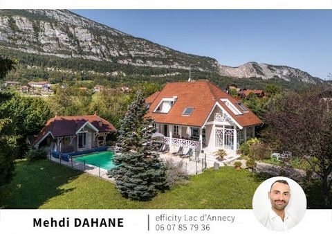 74210 - DOUSSARD - MAISON 181 M² - EMPLACEMENT EXCEPTIONNEL - BEL ENSOLEILLEMENT - VUE LAC - PISCINE - TERRAIN 2077 M² - DÉPENDANCES  EXCLUSIVITÉ ! Efficity, l'agence qui estime votre bien en ligne et Mehdi DAHANE vous proposent cette superbe proprié...