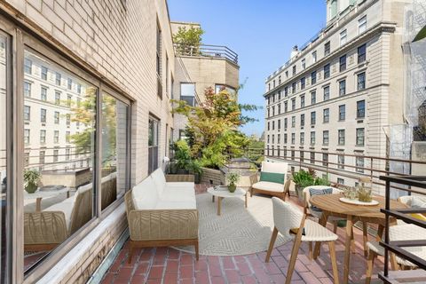 Duplex Living with a Magnificent Terrace Discover the epitome of Manhattan luxury living at 1025 Fifth Avenue. This timeless apartment boasts two bedrooms, 2.5 baths, and a truly breathtaking 325sf terrace with views overlooking East 84th Street. Thi...